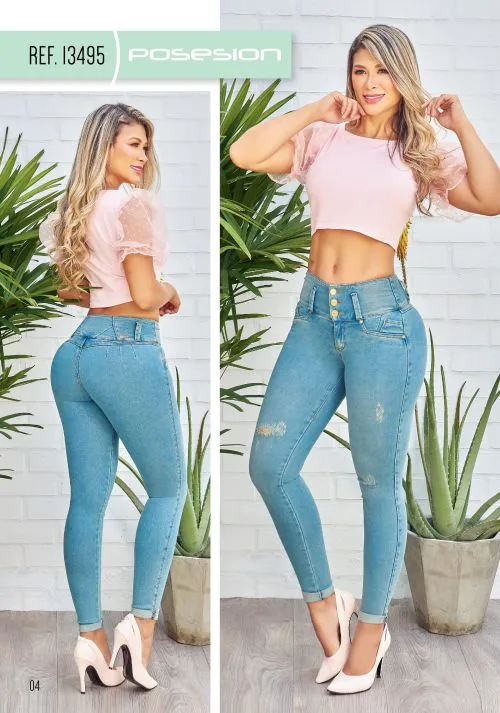 13495 100% Authentic Colombian Push Up Jeans