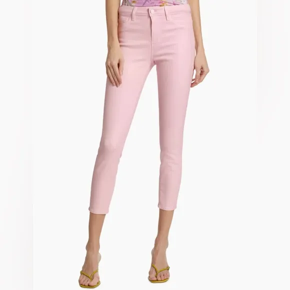 $135 L'AGENCE Margot High-Rise Skinny Crop Jeans 26