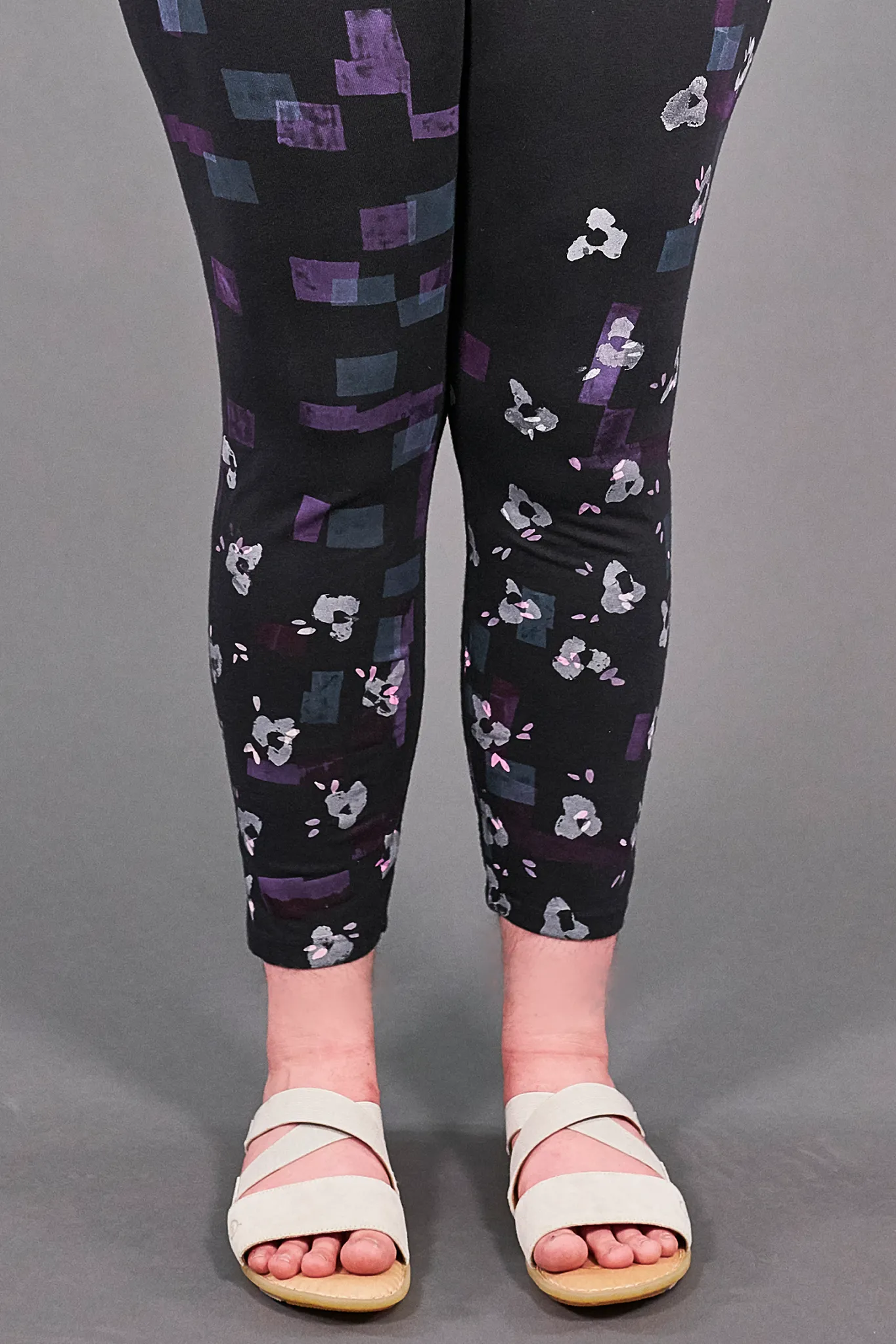 3167 Cropped Legging Magpie Black-P