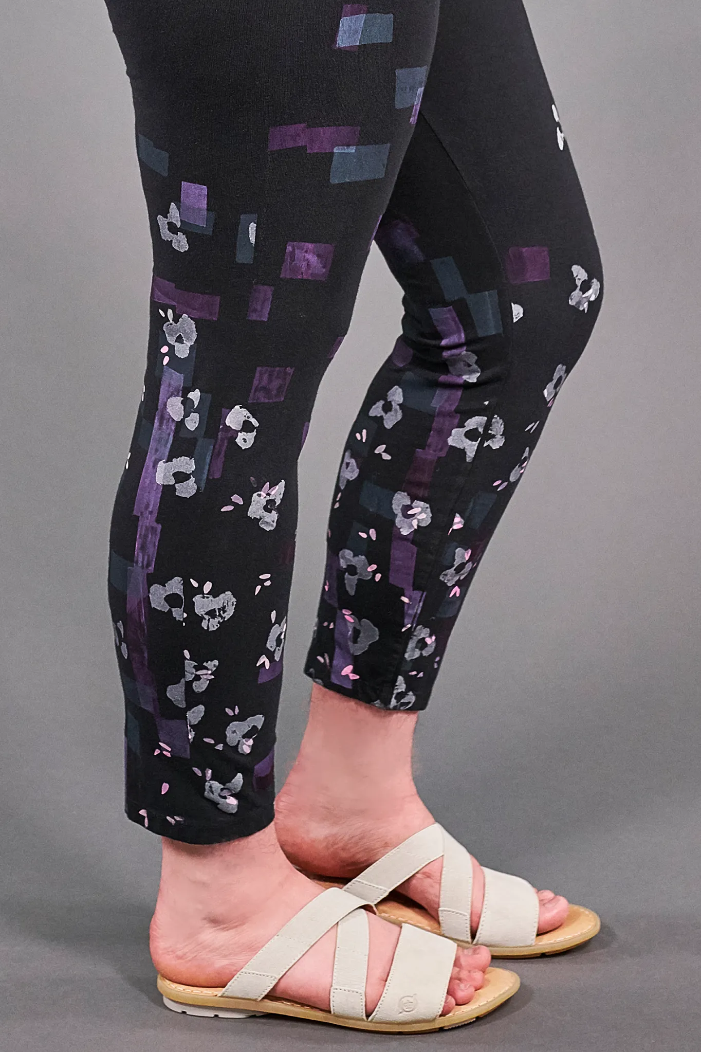 3167 Cropped Legging Magpie Black-P