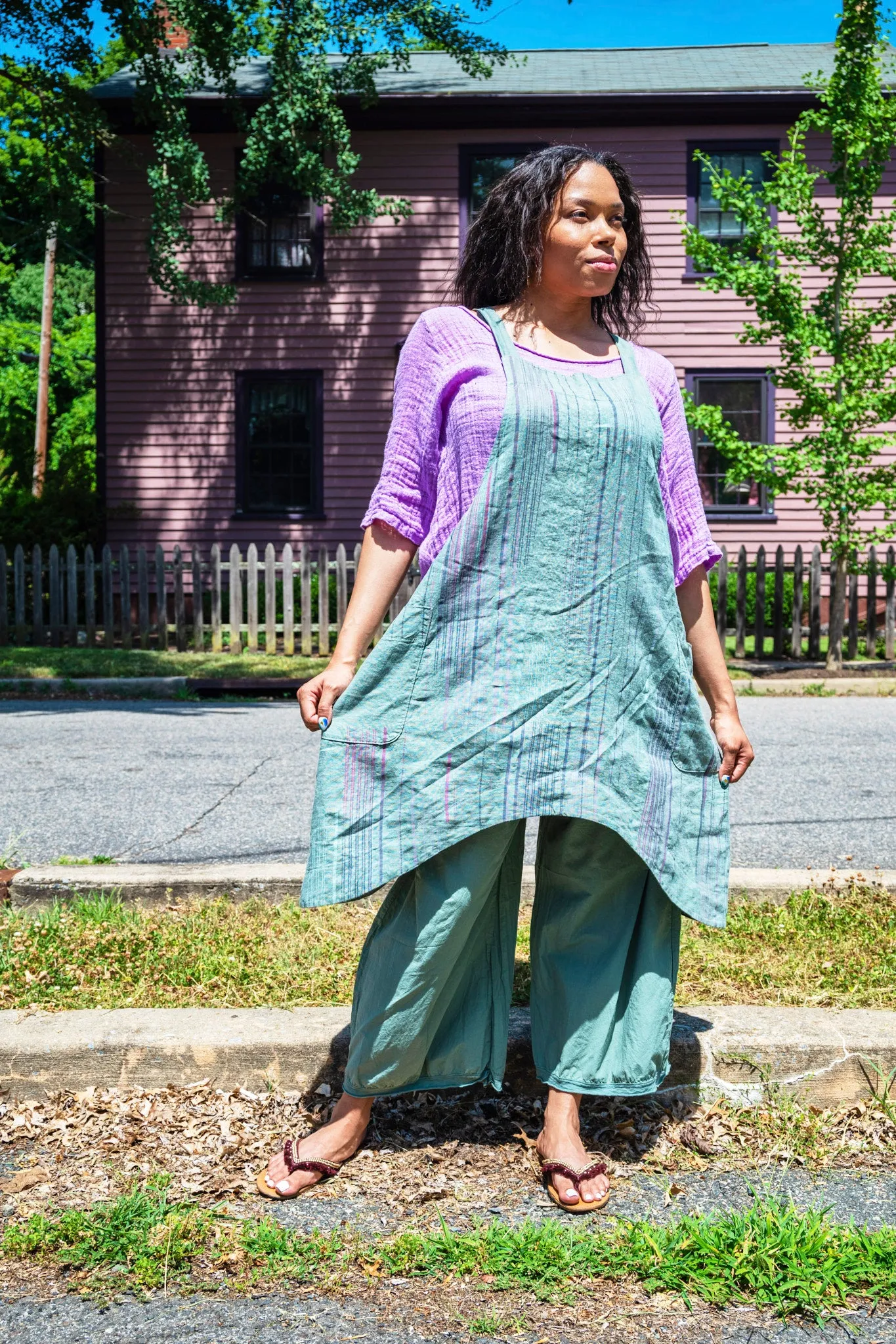 3347 Cloud Lawn Pant Olive Leaf