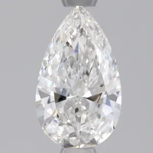 3/4 Carat Pear Shape Cut Diamond - F SI2 - 0.74ct - 214274