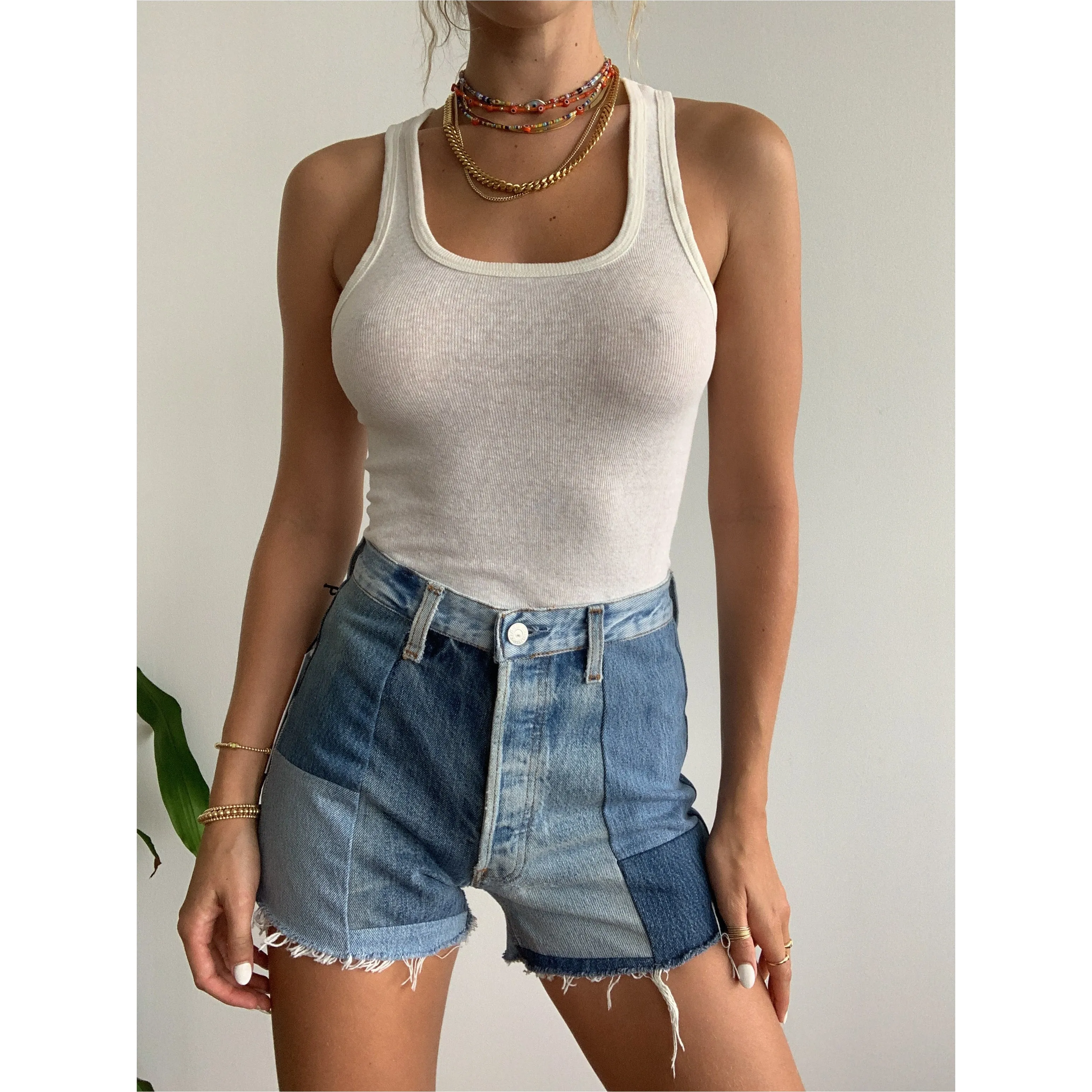 70s Patched Short