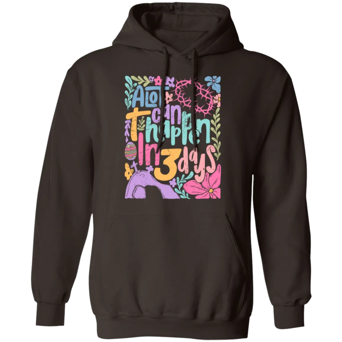 A Lot Can Happen in 3 Days Hoodie - Christian Easter Gildan