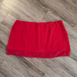 Abercrombie &amp; Fitch Red Mini Skirt New