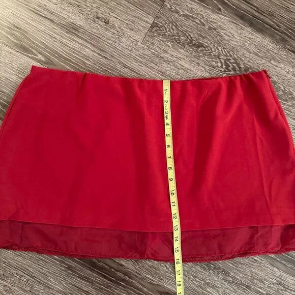 Abercrombie &amp; Fitch Red Mini Skirt New