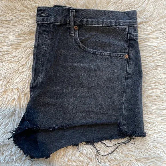 Agolde brand new Parker Cut-Off Denim Shorts
