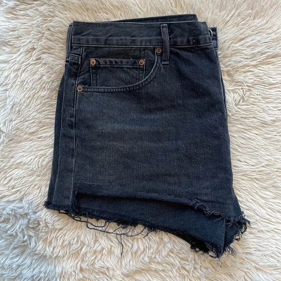 Agolde brand new Parker Cut-Off Denim Shorts