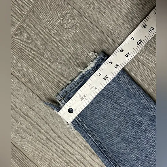 Agolde Nico Style A093B-3002 Cropped Skinny Split Hem Size 26