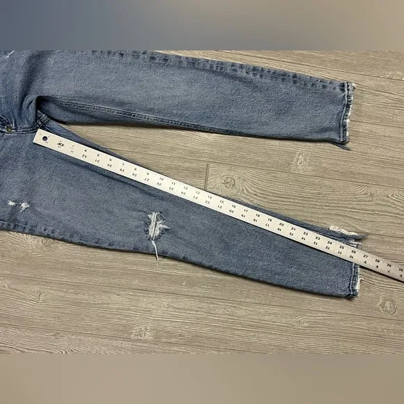 Agolde Nico Style A093B-3002 Cropped Skinny Split Hem Size 26