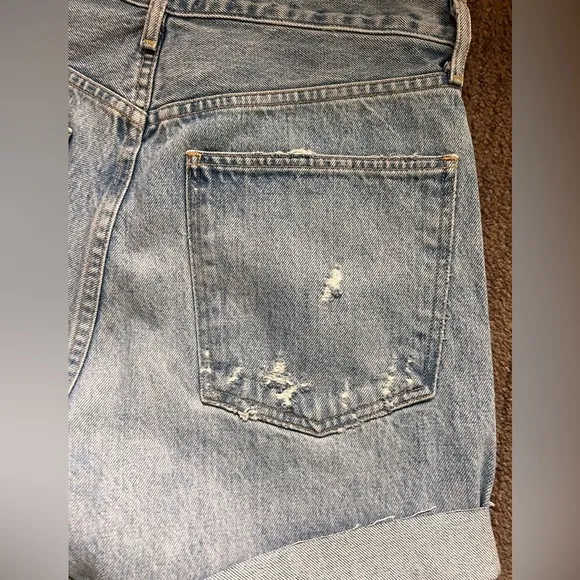 AGOLDE Women’s Medium Wash Jeans Shorts - Size 29