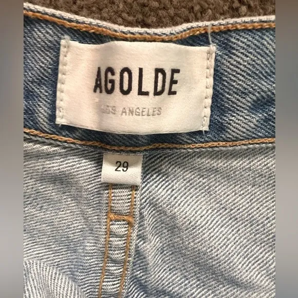 AGOLDE Women’s Medium Wash Jeans Shorts - Size 29