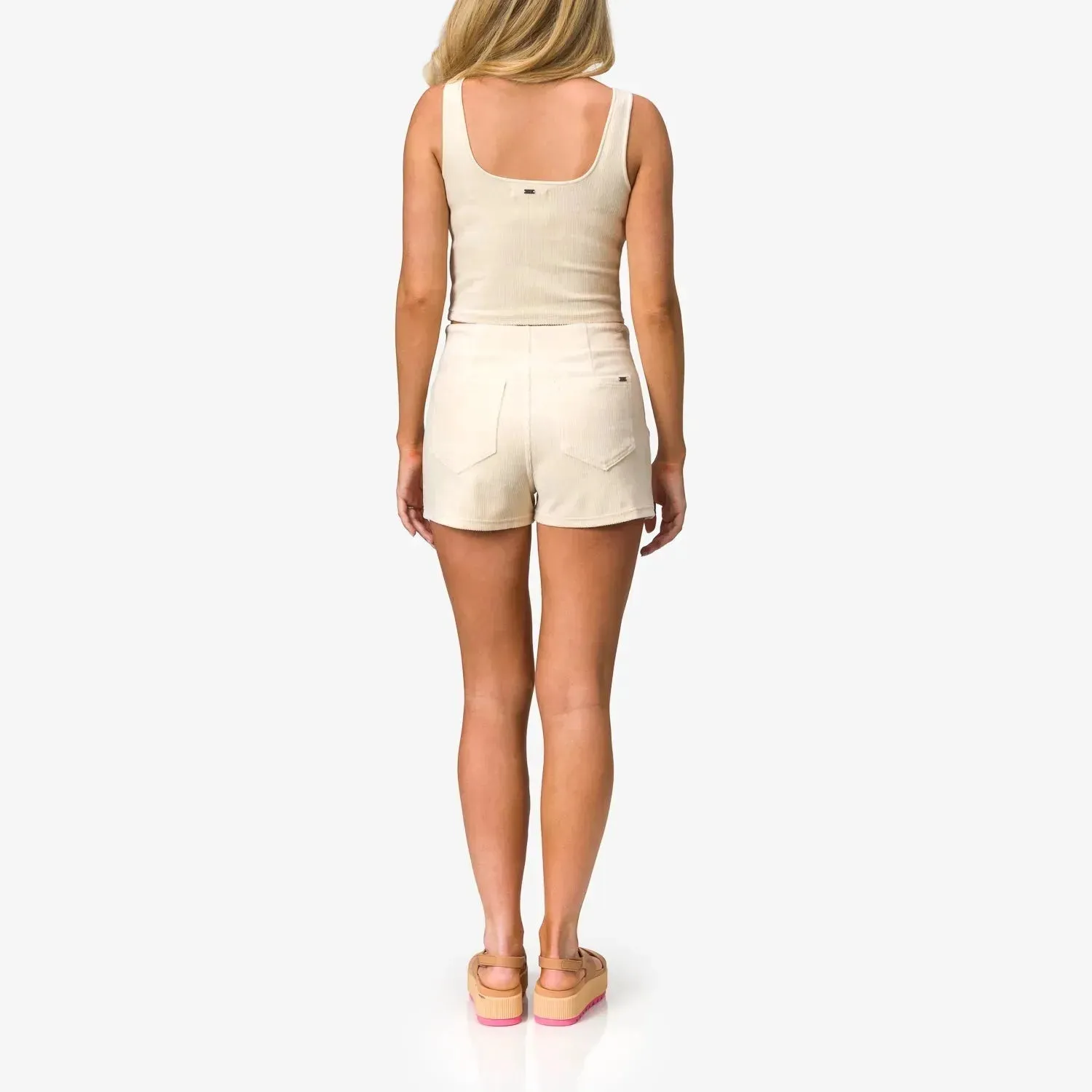 All Day Corduroy High Waist Short