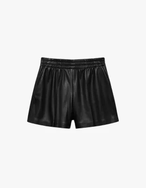Anine Bing Kam Shorts in Black