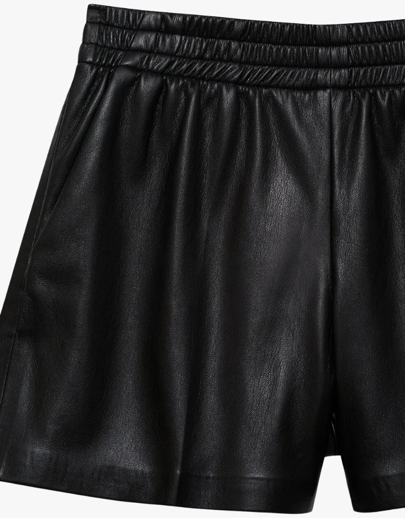 Anine Bing Kam Shorts in Black