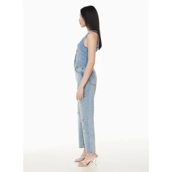 Aritzia Denim Forum Jeans The Joni High Rise Loose 29L Size 25 Light Blue