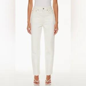Aritzia Denim Forum The '90s Boyfriend Hi-Rise loose 23W‎ 28 L Bone jeans