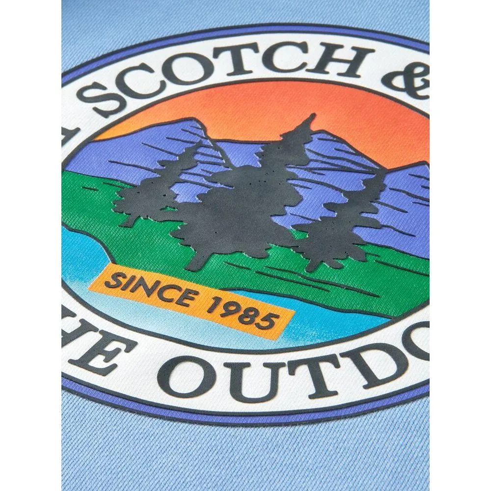 Artwork Crewneck Sweatshirt - Lake Blue