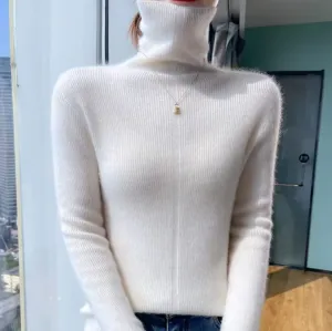 Athena - wool and cashmere turtleneck sweater