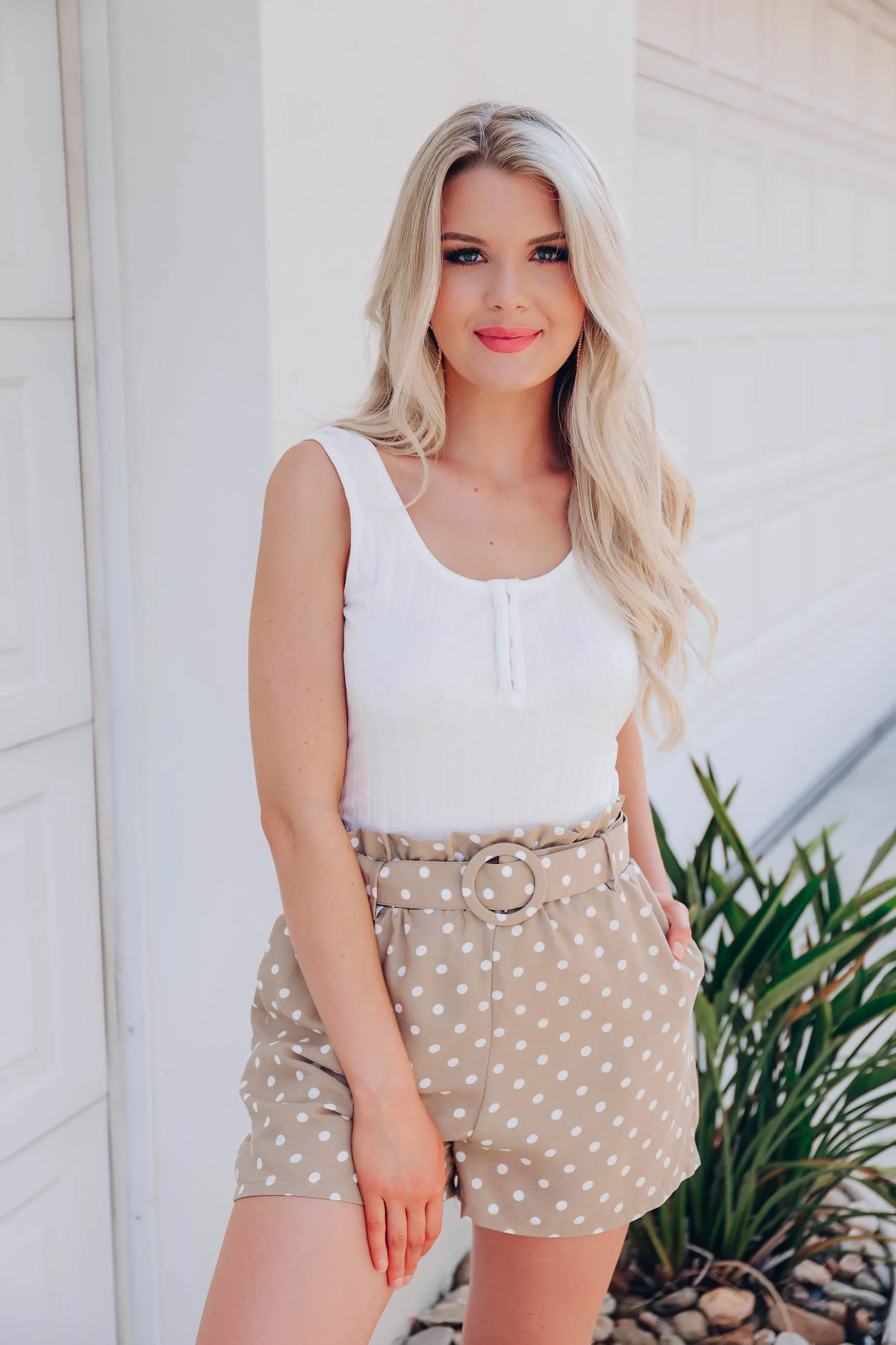 Avery Button Up Tank Bodysuit