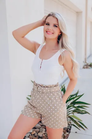 Avery Button Up Tank Bodysuit