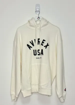 AVIREX Columbus OH Hoody (WHITE/BLACK)