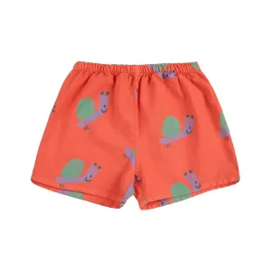 Baby Funny Snail All Over Woven Shorts