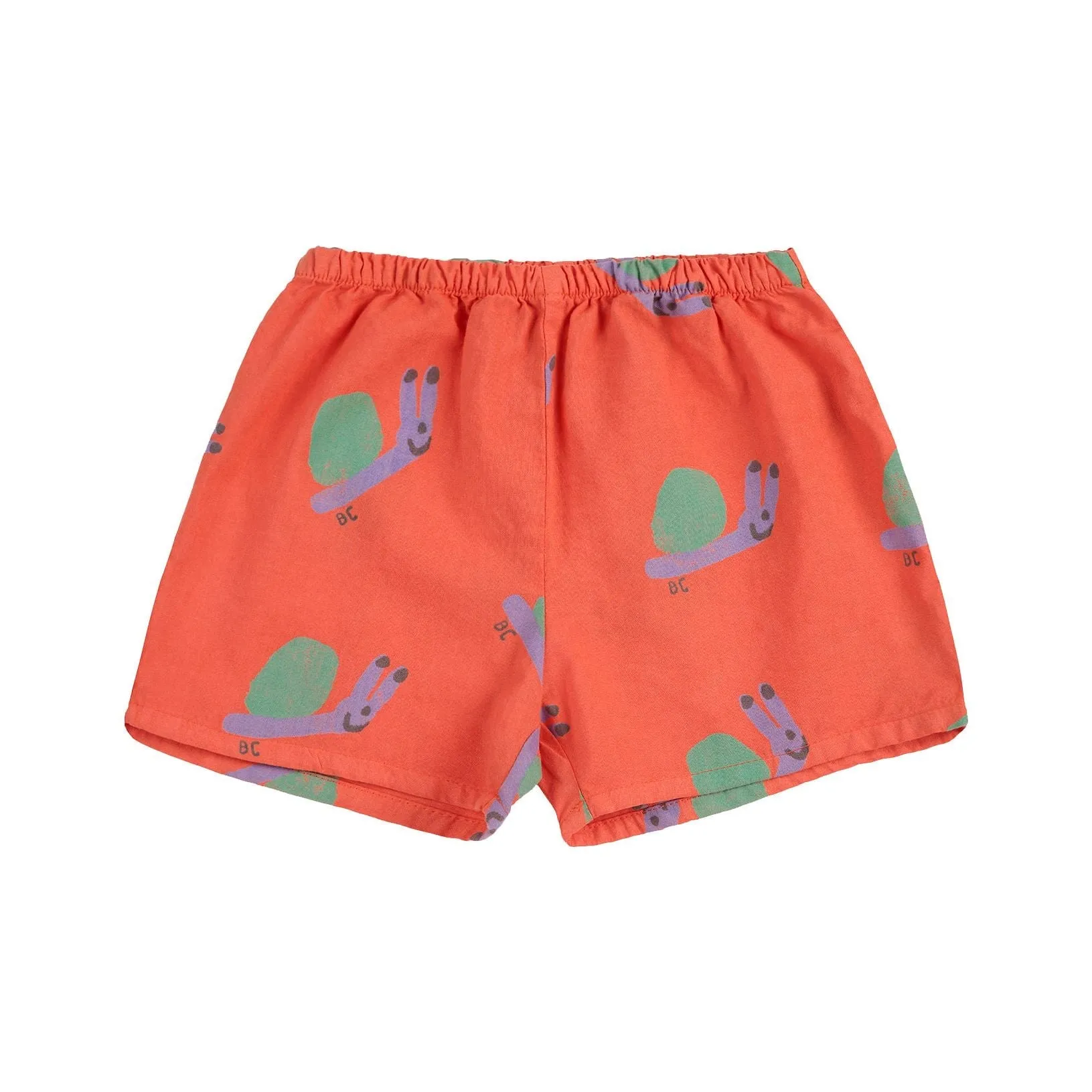 Baby Funny Snail All Over Woven Shorts