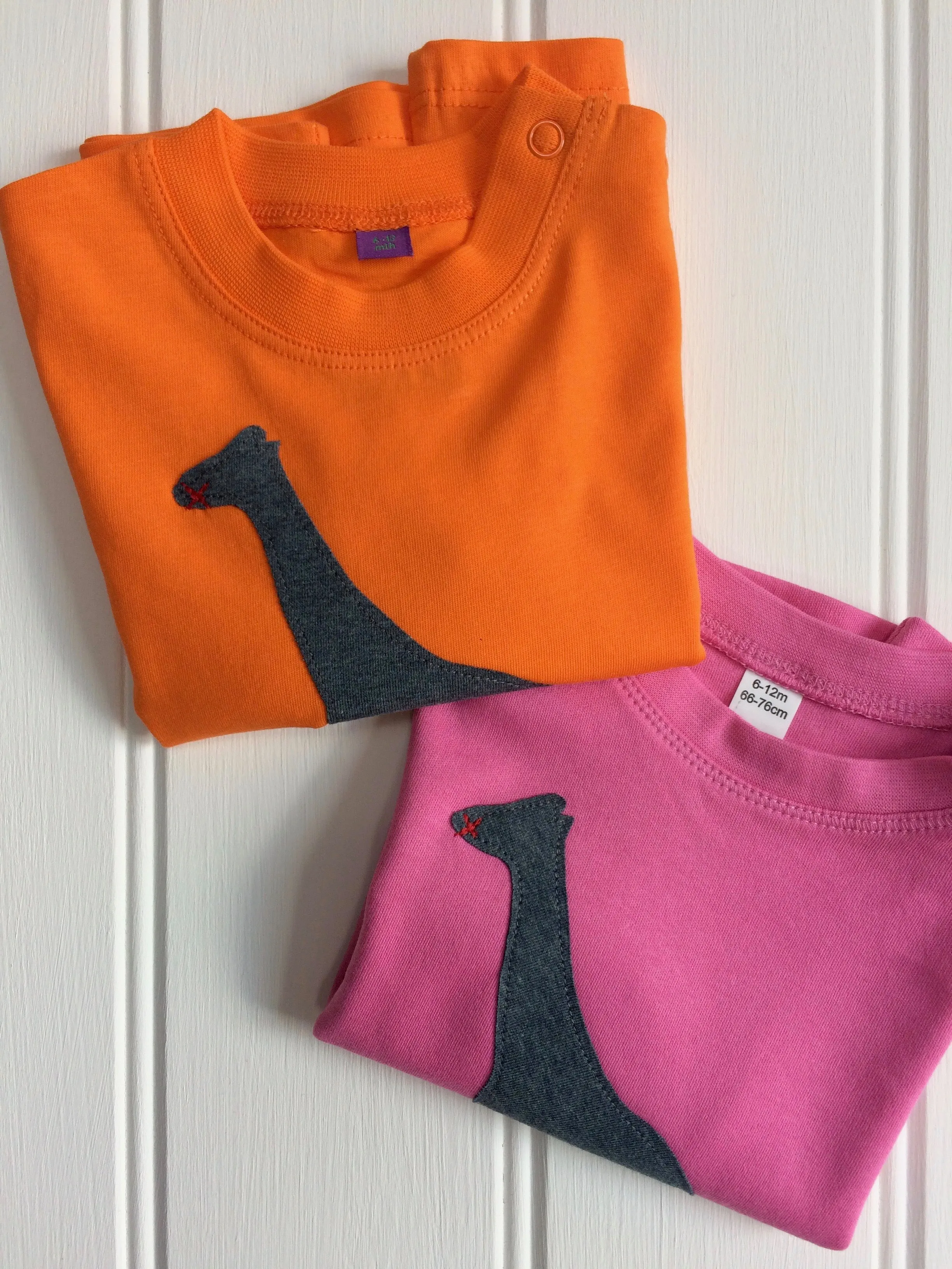 Baby Giraffe T-shirt - Pink