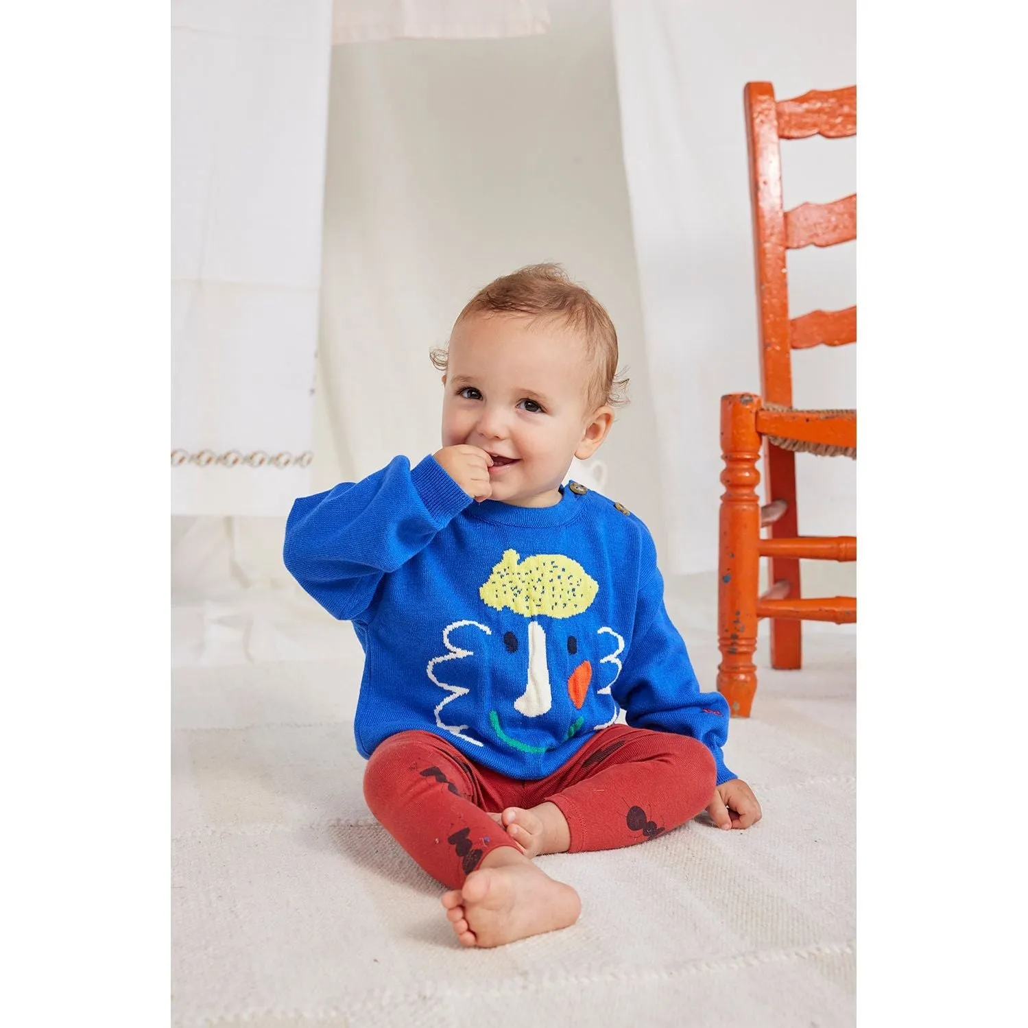 Baby Happy Mask Jumper