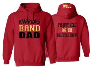 Band Dad Hoodie | Band Hoodies | Dad Hoodie | Custom Band Hoodie | Customize Team & Colors