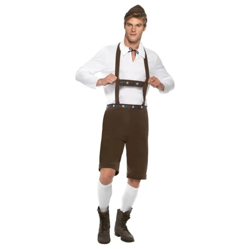 Bavarian Man Costume - Brown