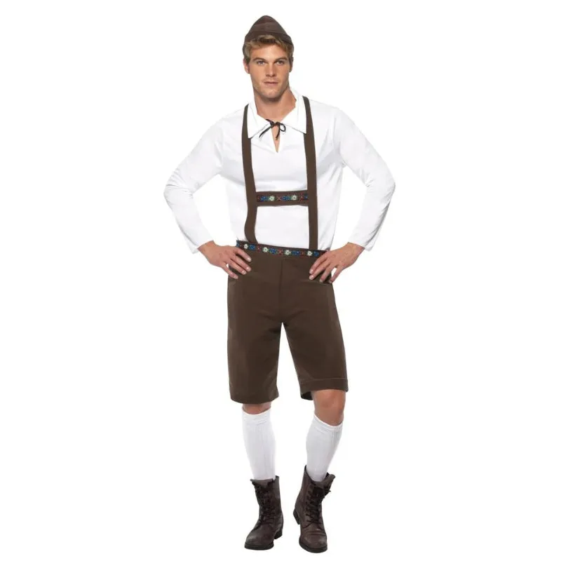 Bavarian Man Costume - Brown