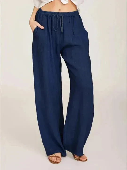 Bernice -Cotton-linen pants