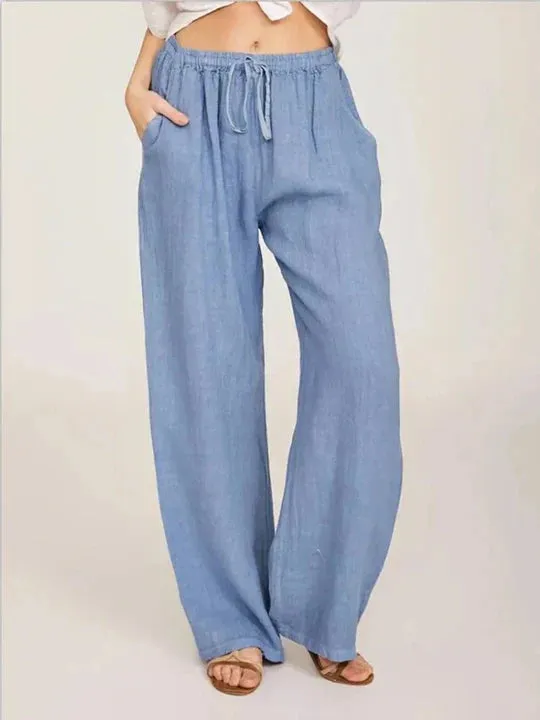 Bernice -Cotton-linen pants