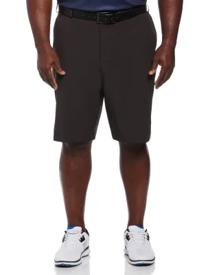 Big & Tall Flat Front Horizontal Textured Golf Short