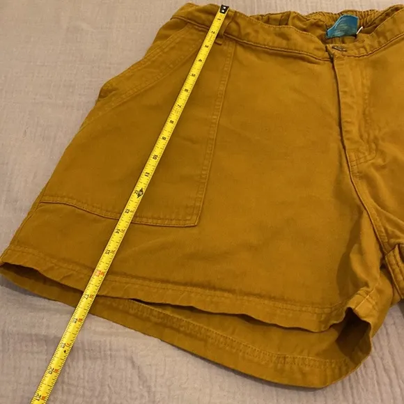 Big Bud Press Work  Pants mustard yellow work cotton work shorts. Size 1XL