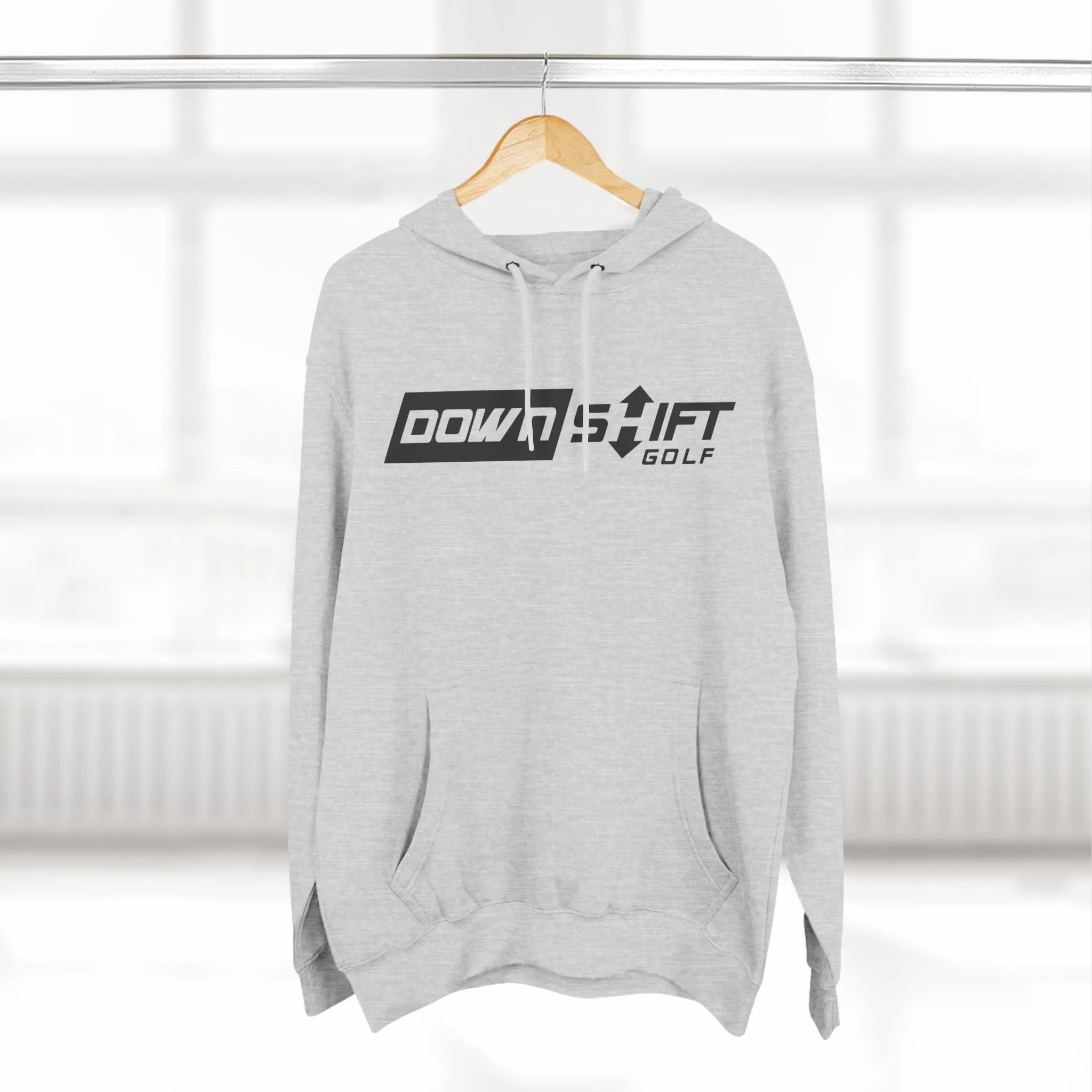 Big Downshift Logo Three-Panel Hoodie