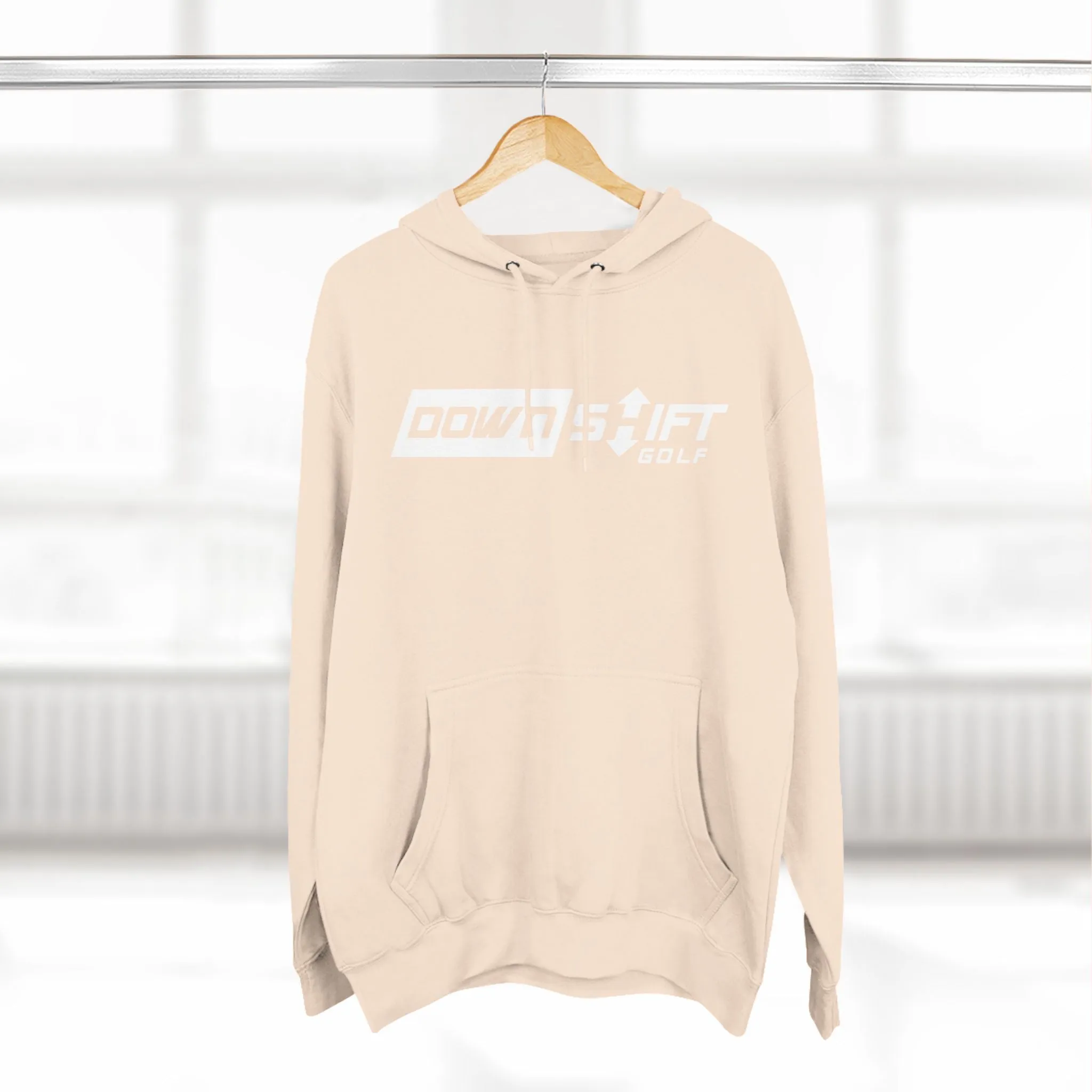 Big Downshift Logo Three-Panel Hoodie