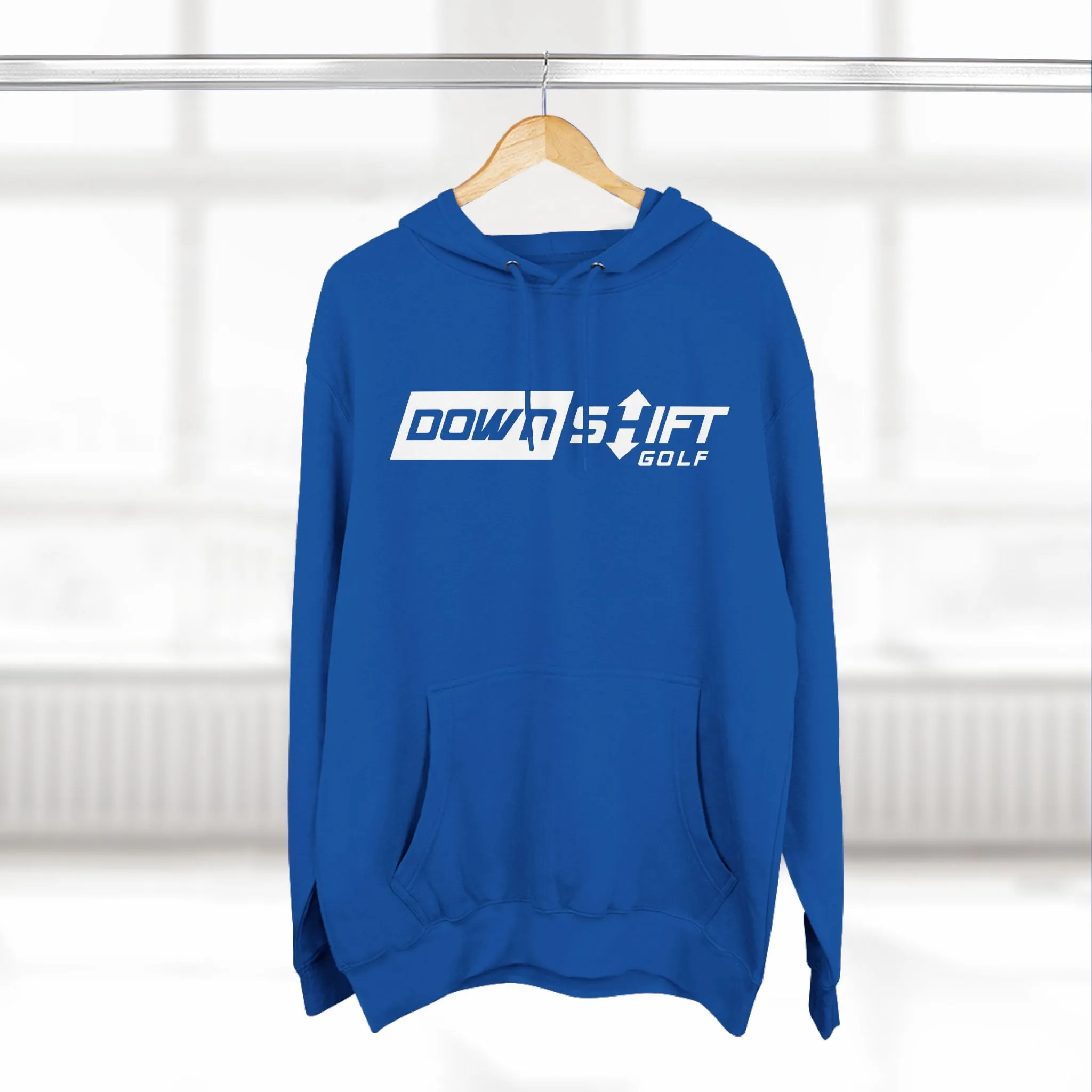 Big Downshift Logo Three-Panel Hoodie