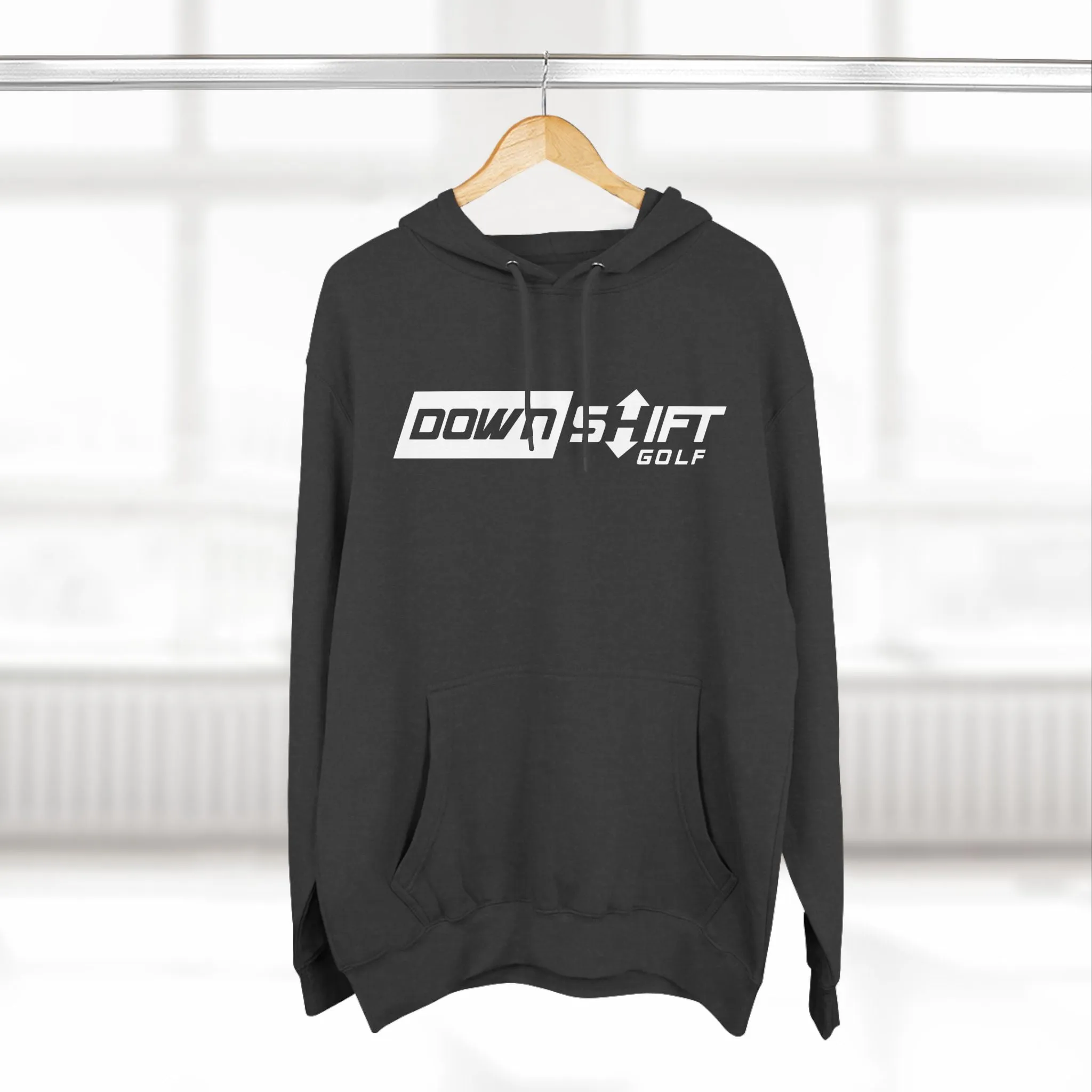 Big Downshift Logo Three-Panel Hoodie