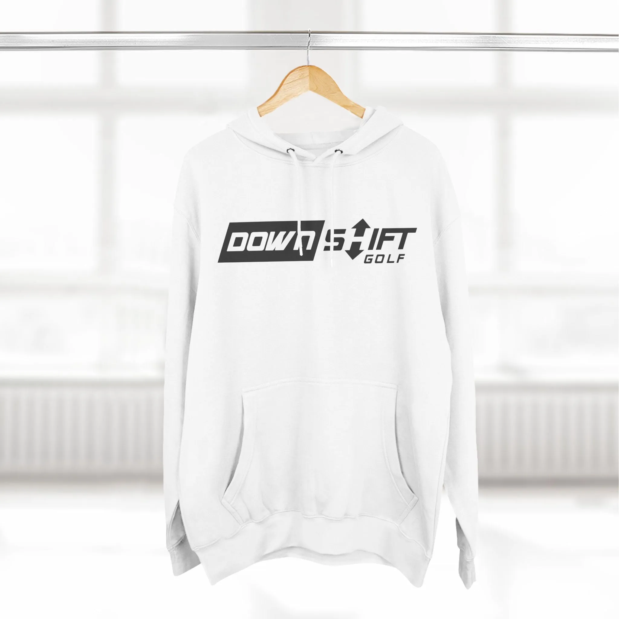 Big Downshift Logo Three-Panel Hoodie