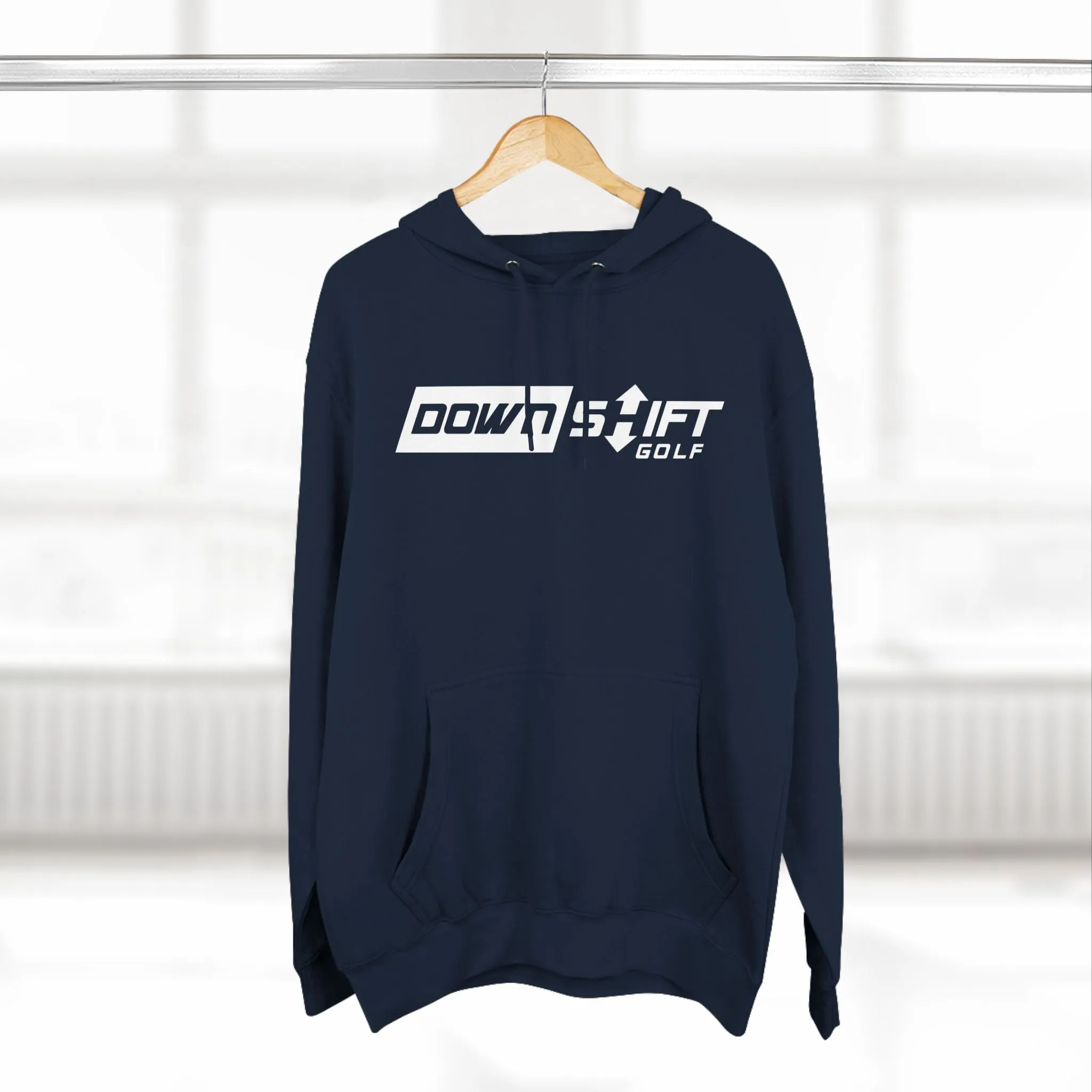 Big Downshift Logo Three-Panel Hoodie