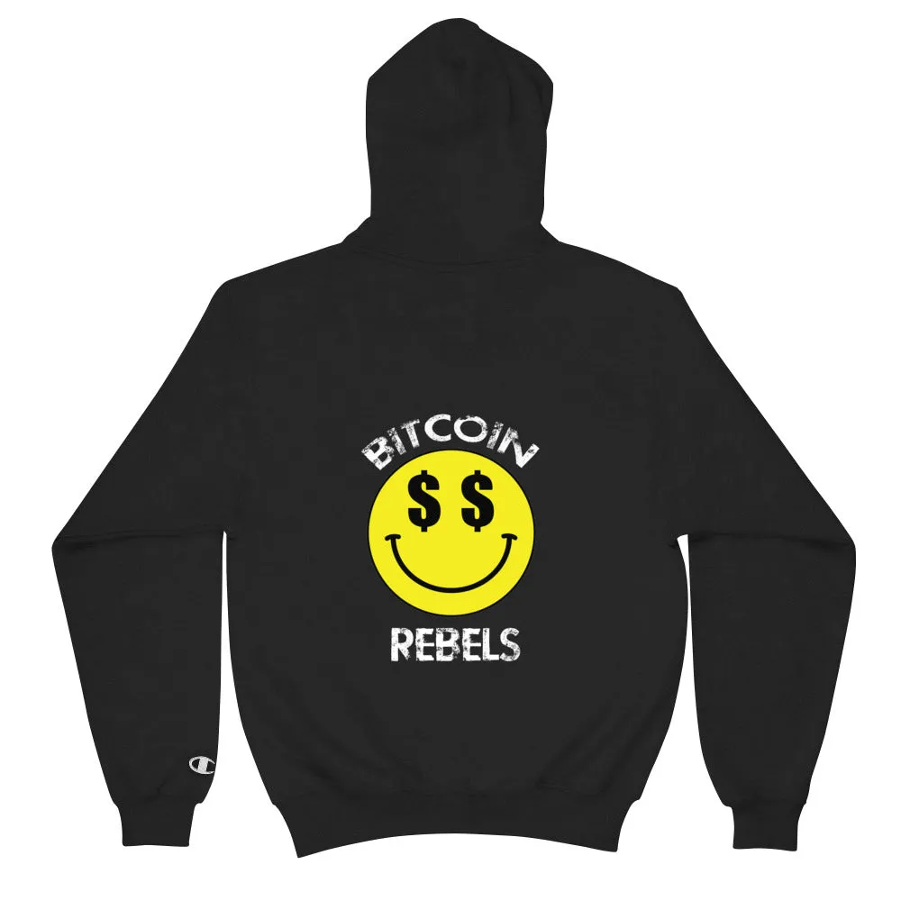 Bitcoin Rebel $$ Champion Hoodie