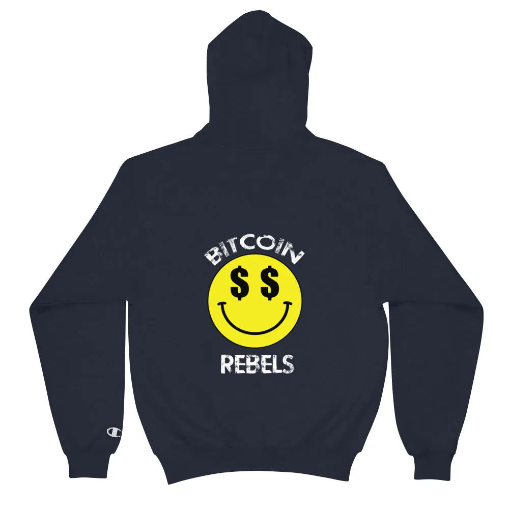 Bitcoin Rebel $$ Champion Hoodie