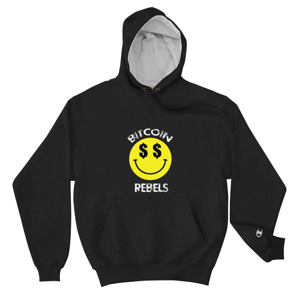 Bitcoin Rebel $$ Champion Hoodie