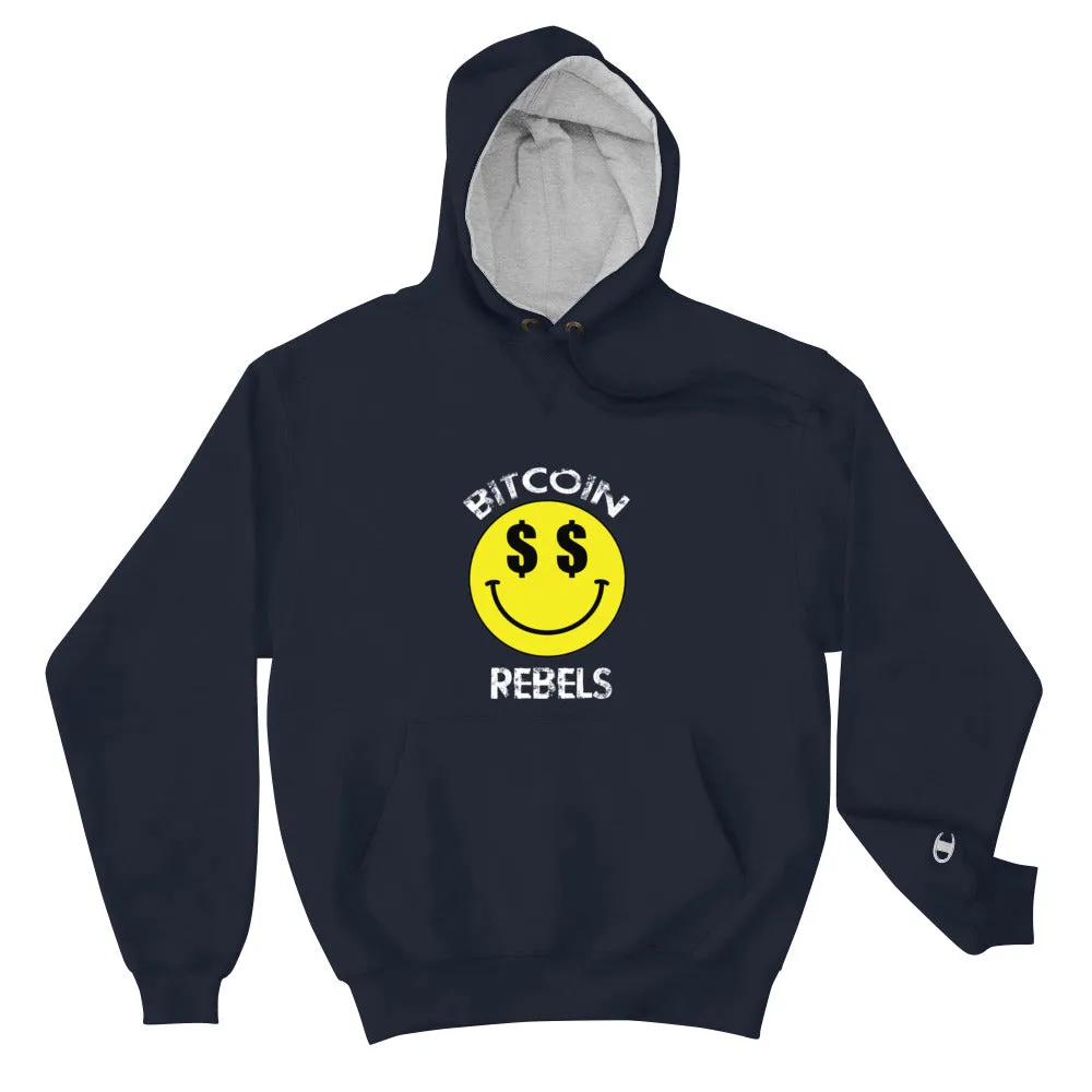 Bitcoin Rebel $$ Champion Hoodie
