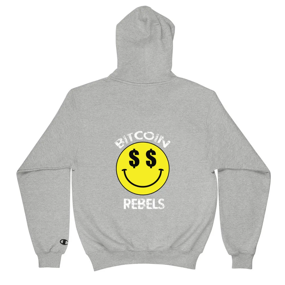 Bitcoin Rebel $$ Champion Hoodie
