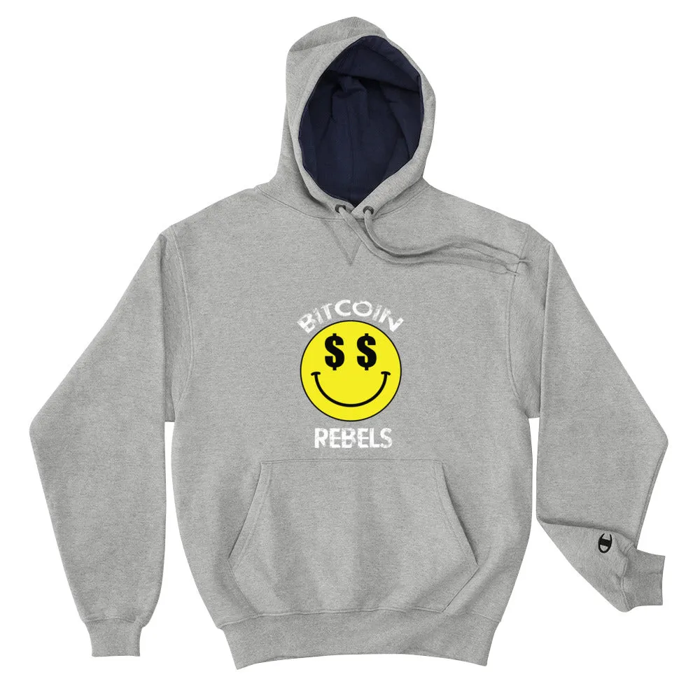 Bitcoin Rebel $$ Champion Hoodie