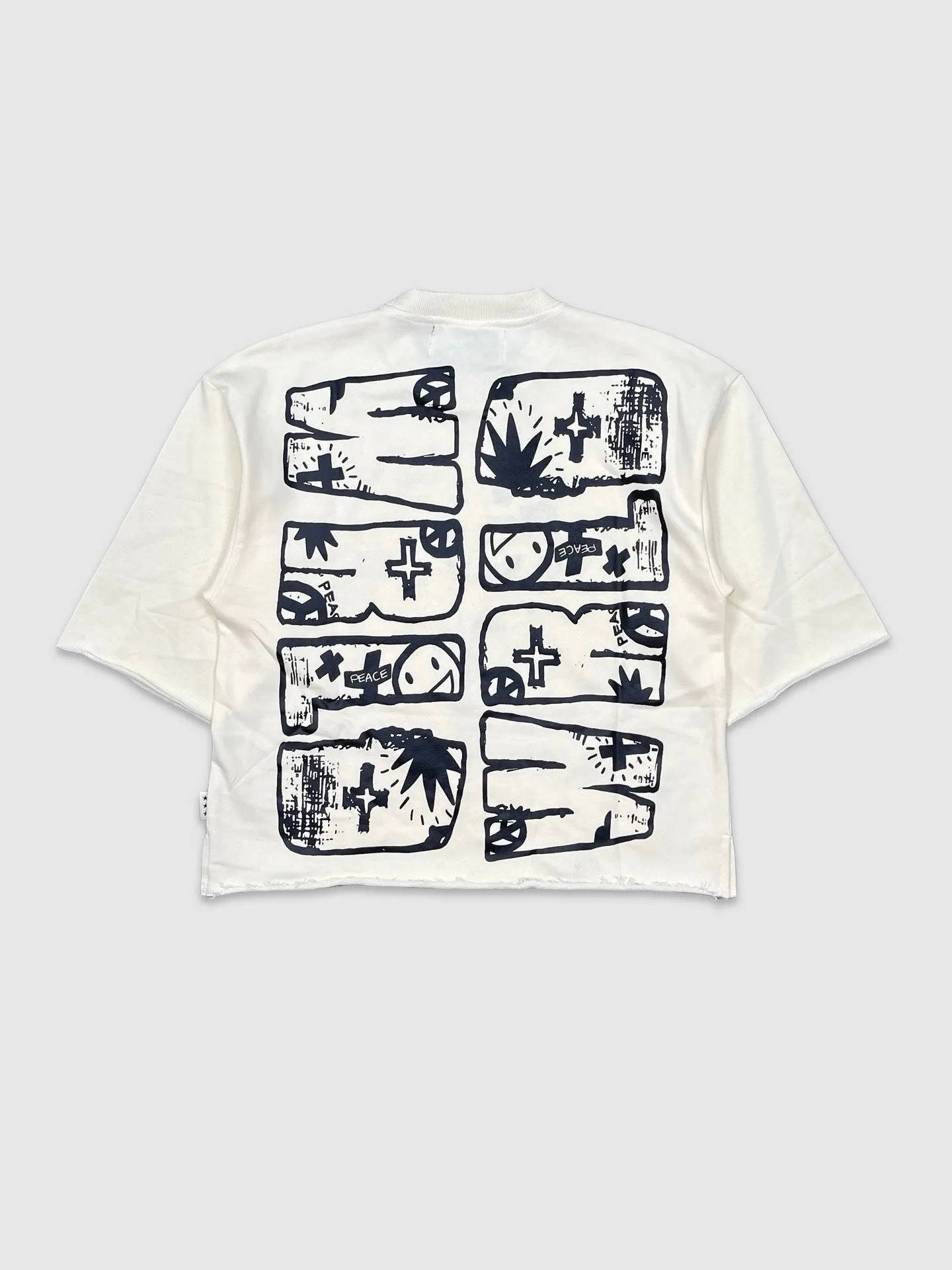 BKYS-T1240-Trapped Cropped Tee